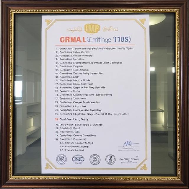 8 GMP Certified Company List