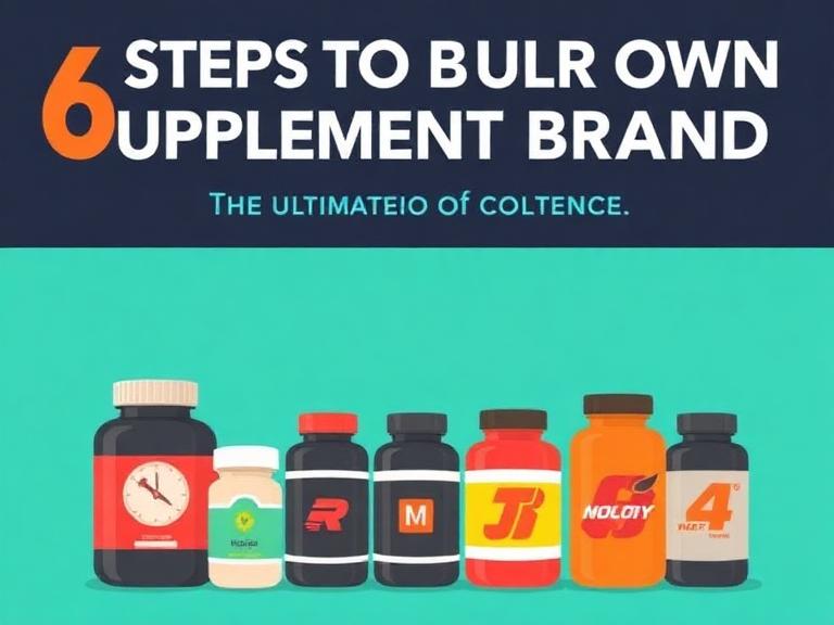 6 Steps to Build Your Own Supplement Brand
