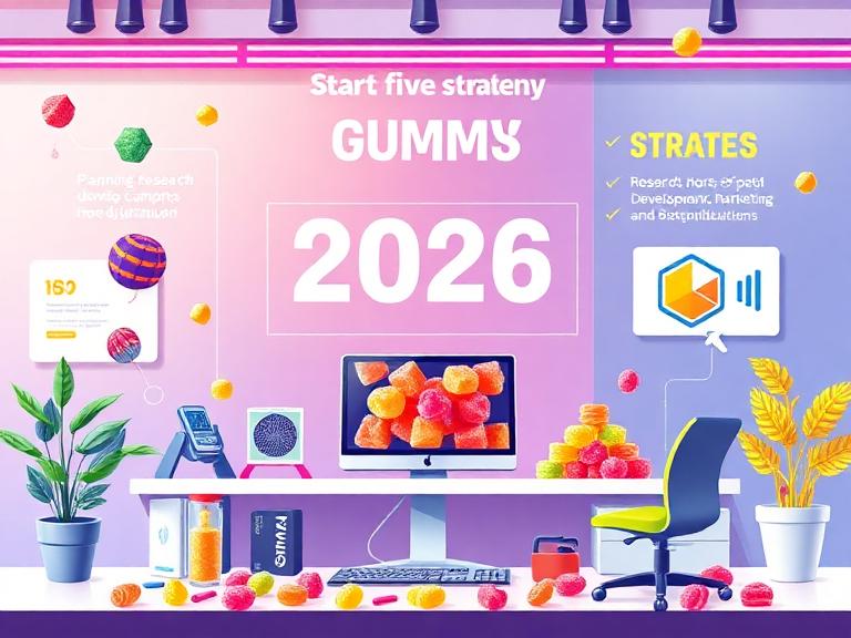 5 Strategic Steps to Start a Gummy Company in 2026