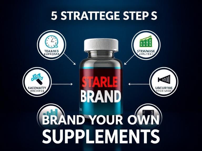 5 Strategic Steps to Brand Your Own Supplements