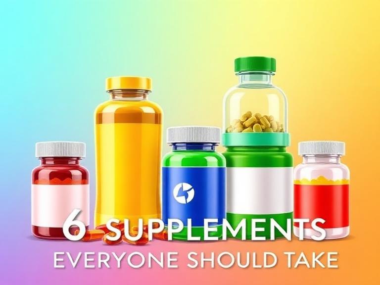 The Top 6 Supplements Everyone Should Take