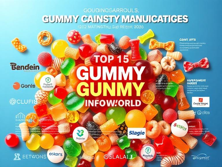 The Top 15 Gummy Manufacturers in the World for 2026