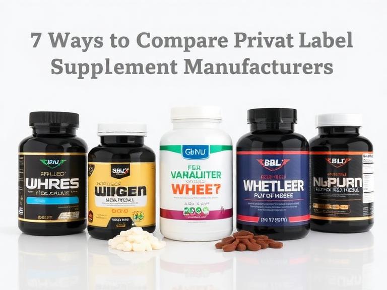 7 Ways to Compare Private Label Supplement Manufacturers